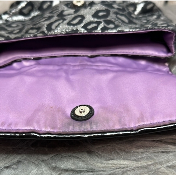 COACH - Black and silver Leopard Hand bag - Picture 9 of 9